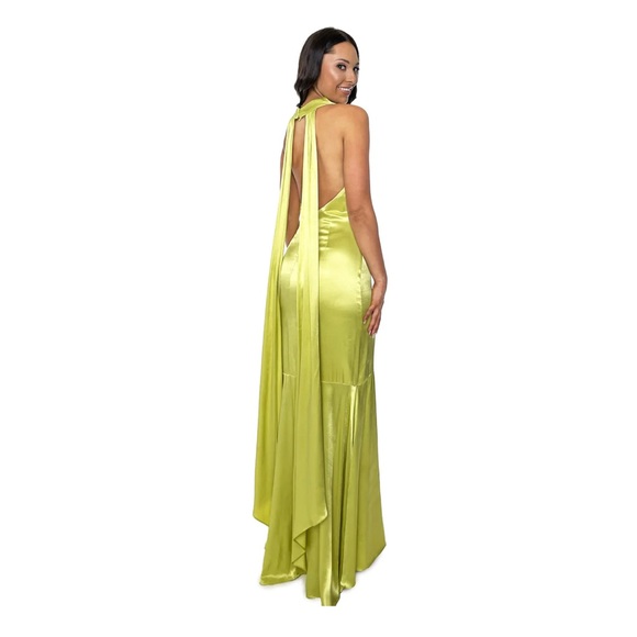 fitted lace wedding dress Laurel Sleeveless Maxi Dress in Green Floral main image 1